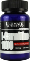 Ultimate Nutrition L-Carnitine 1000mg (USP) 30 